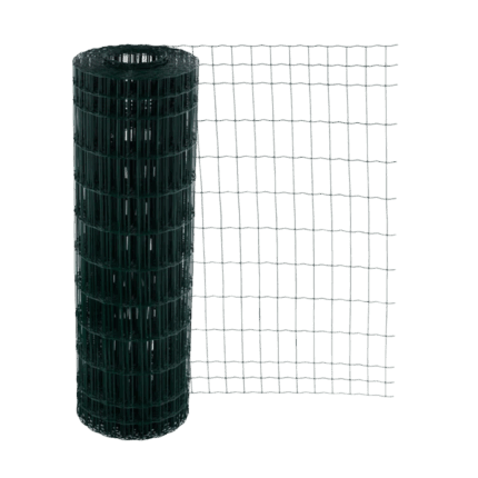 Tuingaas Classic groen geplastificeerd (Strong) | 5,0x10cm | Draaddikte 2,5 mm