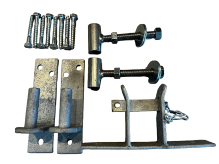 Set hang- en sluitwerk compleet | Type zwaar en verstelbaar landhek