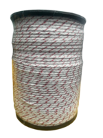 Koord 500m 6 mm bruin/wit - Afbeelding 2