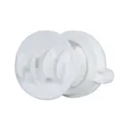 Schroefisolator (wit, palen ø 6-14mm, 10 stuks) - Afbeelding 2