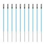 Kunststof paal blauw, 0,50m + 0,20m pen (10 stuks) - Afbeelding 2