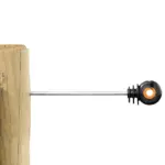 Afstandschroefisolator XDI (hout, 18cm, 10 stuks) - Afbeelding 2
