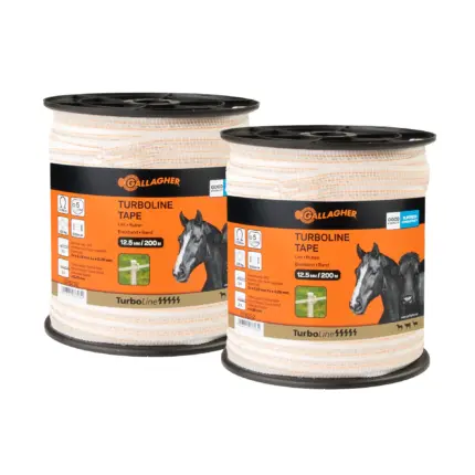 TurboLine lint 12,5 mm (wit, Duopack  2x 200 meter)