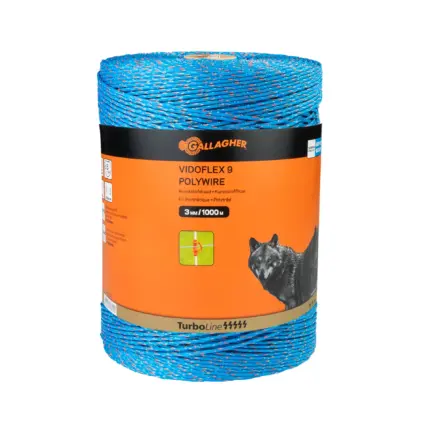Vidoflex 9 TurboLine (blauw, 1000 meter)