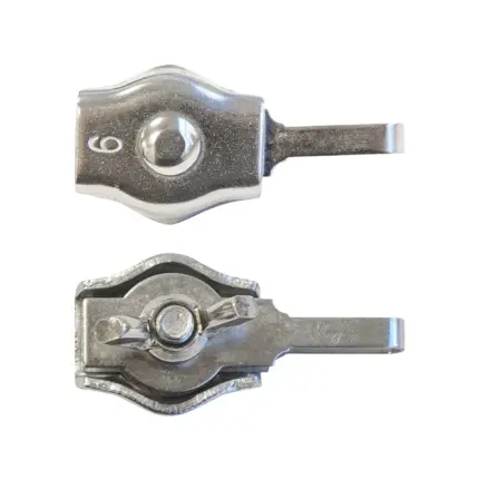 Cord clip met vleugelmoer (4 stuks)