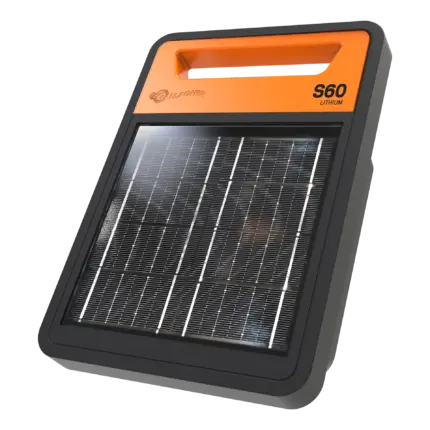 S60li Zonnepaneel schrikdraadapparaat incl. accu  (0,6J - Solar)