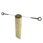 Dubbele Afstandisolator krulstaart terra 80cm (5 stuks) - Afbeelding 4